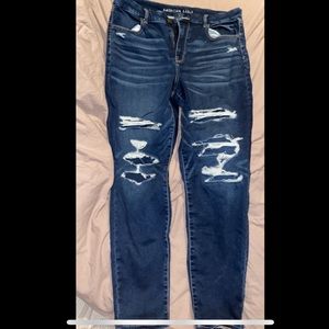 American eagle jeans-curvy hi rise jegging - reg